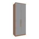 Ver imagem 1 de Guarda Roupas Modulado 2 Portas 3 Gavetas 841mm Setiba Plus Rimo Carvalho/fendi