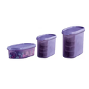Ver imagem 2 de Tupperware Kit Modular Oval 3 Peças Lilas Tupperware Kit Modular Oval 3 Peças Lilas