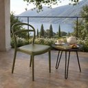 Ver mais imagens de Jogo 6 Cadeiras Plásticas Tramontina Summa Lia Verde Oliva sem Braços Empilhável Jardim Cozinha