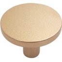 Ver imagem 2 de Kit 10 Puxadores 206 Naico Ponto Redondo Dourado para Móveis Armários e Gavetas