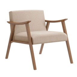 Poltrona Fixa Em Tec Poly 262 G2 Ravena - Volttoni - Nogueira - 1