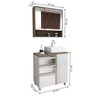 Gabinete para Banheiro com Espelheira Balcony Torino 70 (Não acompanha torneira) - 3