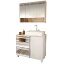 Ver imagem 2 de Gabinete para Banheiro com Espelheira Balcony Torino 90 (não Acompanha Torneira)