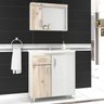 Gabinete para Banheiro com Espelheira Fit 80 Balcony (Não acompanha torneira) - 1