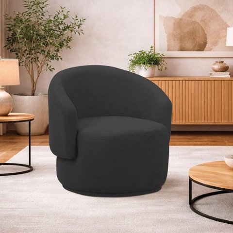 Poltrona Decorativa Sala de Estar Recepção Jasmine Suede