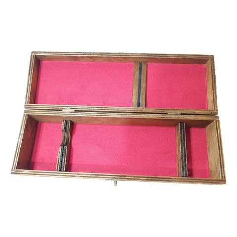 Caixa Estojo Madeira Rústica para Faca Bainha até 8 Poleg. P