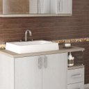 Ver imagem 5 de Conjunto para Banheiro Gabinete 2 Gavetas 2 Portas com Cuba e Espelheira com LED Dallas Balcony