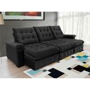 Ver imagem 6 de Sofá 4 Lugares Coliseu 2.90m Retrátil e Reclinável Super Pillow - Preto