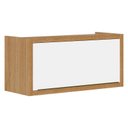 Ver imagem 1 de Armário Aéreo Geladeira Paola 2003703 Carvalho Dakar Branco Brilho - Aramóveis