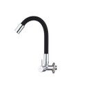 Ver imagem 1 de TORNEIRA FLEXÍVEL DE METAL PAREDE COZINHA COR PRETA