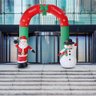 Arco Inflavel Portal Natalino Natal 2 Metros e 40cm Decoraçao 110v Enfeite Papai Noel Boneco de - 5