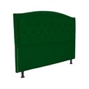 Ver imagem 2 de Kit Cabeceira e Calçadeira com Baú 195 Cm King Casal Diana Suede Verde - Fina Mobília