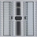 Ver imagem 1 de Janela Veneziana de Alumínio 6 Folhas 1,00 x 2,00 com Grade Cor Branco Linha All Modular
