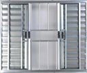 Ver imagem 3 de Janela Veneziana de Alumínio 6 Folhas 1,00 x 1,80 com Grade Cor Brilhante Linha All Modular