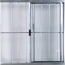 Vitro de Alumínio 2 Folhas 1,20 x 1,50 com Grade Cor Brilhante Linha All Modular - 3 Vitro de Alumínio 2 Folhas 1,20 x 1,50 com Grade Cor Brilhante Linha All Modular - 3