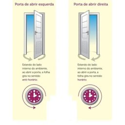 Porta de Alumínio Lambril Basculante Cor Branco 210 x 80 Direita Vidro Mini Boreal Linha All - 4