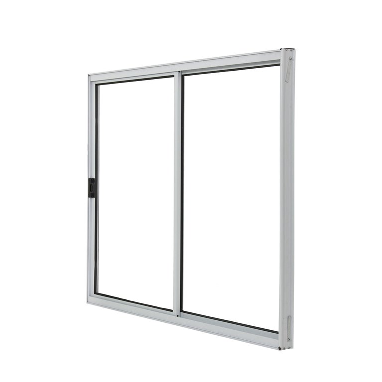 Vitro de Alumínio 2 Folhas 1,20 x 1,50 sem Grade Cor Branco Linha All Modular