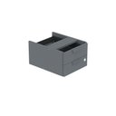 Ver imagem 1 de Gaveteiro Aéreo para Mesa GA02G P15 2 Gavetas MDF-MDP com Corrediça Metálica Grafite Pandin Mó