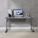 Ver imagem 5 de Gaveteiro Aéreo para Mesa GA02G P15 2 Gavetas MDF-MDP com Corrediça Metálica Grafite Pandin Mó