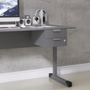 Ver mais imagens de Gaveteiro Aéreo para Mesa GA02G P15 2 Gavetas MDF-MDP com Corrediça Metálica Grafite Pandin Mó