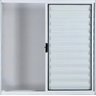 Janela Veneziana de Alumínio 3 Folhas 1,20 x 1,50 sem Grade Cor Branco Linha All Modular - 1