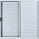 Ver imagem 2 de Janela Veneziana de Alumínio 3 Folhas 1,20 x 1,50 sem Grade Cor Branco Linha All Modular