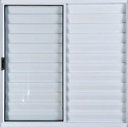 Ver imagem 2 de Janela Veneziana de Alumínio 3 Folhas 1,20 x 1,50 sem Grade Cor Branco Linha All Modular