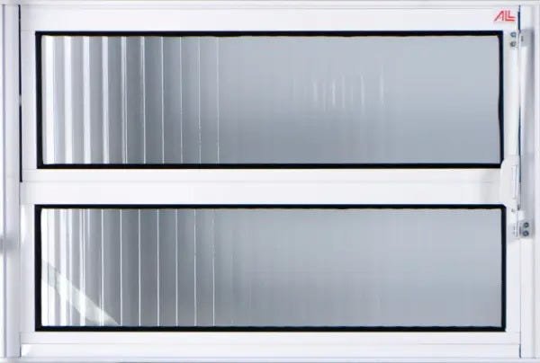 Vitro Basculante de Alumínio 1,00 x 0,80 Linha All Modular Cor Branco - 1