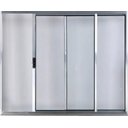 Ver imagem 3 de Vitro de Alumínio 2 Folhas 1,20 x 1,50 sem Grade Cor Brilhante Linha All Modular