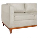 Ver imagem 5 de Sofá 3 Lugares Europa 180 cm Estilo Conforto e Elegância Linho - Doce Sonho Móveis