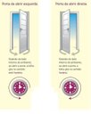Ver imagem 3 de Porta de Aluminio Palheta Ventilada Esquerda Linha Premium:2,10 X 0,80/branco