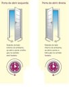 Ver imagem 3 de Porta de Aluminio Palheta Ventilada Esquerda Linha Premium:2,10 X 0,70/brilhante
