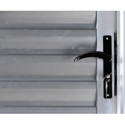 Porta de Alumínio Palheta Ventilada 210 x 70 Esquerda Linha All Soft Cor Brilhante - 2
