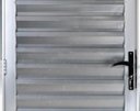 Ver imagem 1 de Porta de Aluminio Palheta Ventilada Esquerda Linha Premium:2,10 X 0,70/brilhante