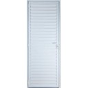 Ver imagem 1 de Porta de Aluminio Palheta Ventilada Esquerda Linha Premium:2,10 X 0,70/branco