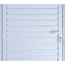Ver imagem 2 de Porta de Aluminio Palheta Ventilada Esquerda Linha Premium:2,10 X 0,70/branco
