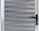 Ver imagem 2 de Porta de Aluminio Palheta Ventilada Esquerda Linha Premium:2,10 X 0,60/brilhante