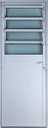Ver imagem 3 de Porta de Aluminio Basculante Lambril Esquerda Linha Premium:2,10 X 0,90/branco