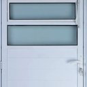 Ver imagem 2 de Porta de Aluminio Basculante Lambril Esquerda Linha Premium:2,10 X 0,70/branco