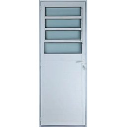 Porta de Aluminio Basculante Lambril Direita Linha Premium:2,10 X 0,90/branco - 1 Porta de Aluminio Basculante Lambril Direita Linha Premium:2,10 X 0,90/branco - 1