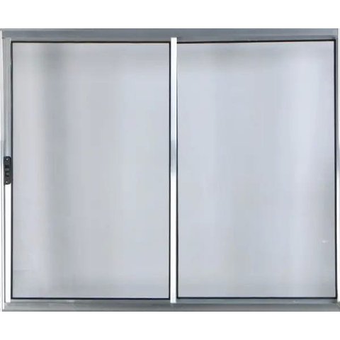 Vitro de Aluminio 2 Folhas Sem Grade Anchieta Esquadrias 100 x 120cm