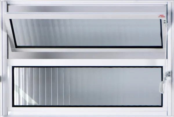 Vitro Basculante de Alumínio 0,60 x 0,80 Linha All Modular Cor Branco - 2