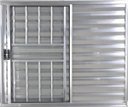 Ver imagem 1 de Janela Veneziana de Alumínio 3 Folhas 1,20 x 1,50 com Grade Cor Brilhante Linha All Modular