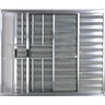 Janela Veneziana de Alumínio 3 Folhas 1,20 x 1,50 com Grade Cor Brilhante Linha All Modular - 3