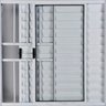 Janela Veneziana de Alumínio 3 Folhas 1,20 x 1,50 com Grade Cor Branco Linha All Modular - 2