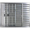 Ver imagem 3 de Janela Veneziana de Alumínio 3 Folhas 1,20 x 1,20 com Grade Cor Brilhante Linha All Modular