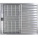 Ver imagem 1 de Janela Veneziana de Alumínio 3 Folhas 1,20 x 1,20 com Grade Cor Brilhante Linha All Modular