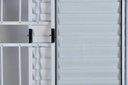 Ver imagem 3 de Janela Veneziana de Alumínio 3 Folhas 1,20 x 1,20 com Grade Cor Branco Linha All Modular
