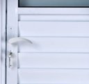 Ver imagem 3 de Porta de Alumínio Basculante Cor Branco 210 x 100 Direita Vidro Mini Boreal Linha All Soft