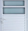 Ver imagem 2 de Porta de Alumínio Basculante Cor Branco 210 x 100 Direita Vidro Mini Boreal Linha All Soft